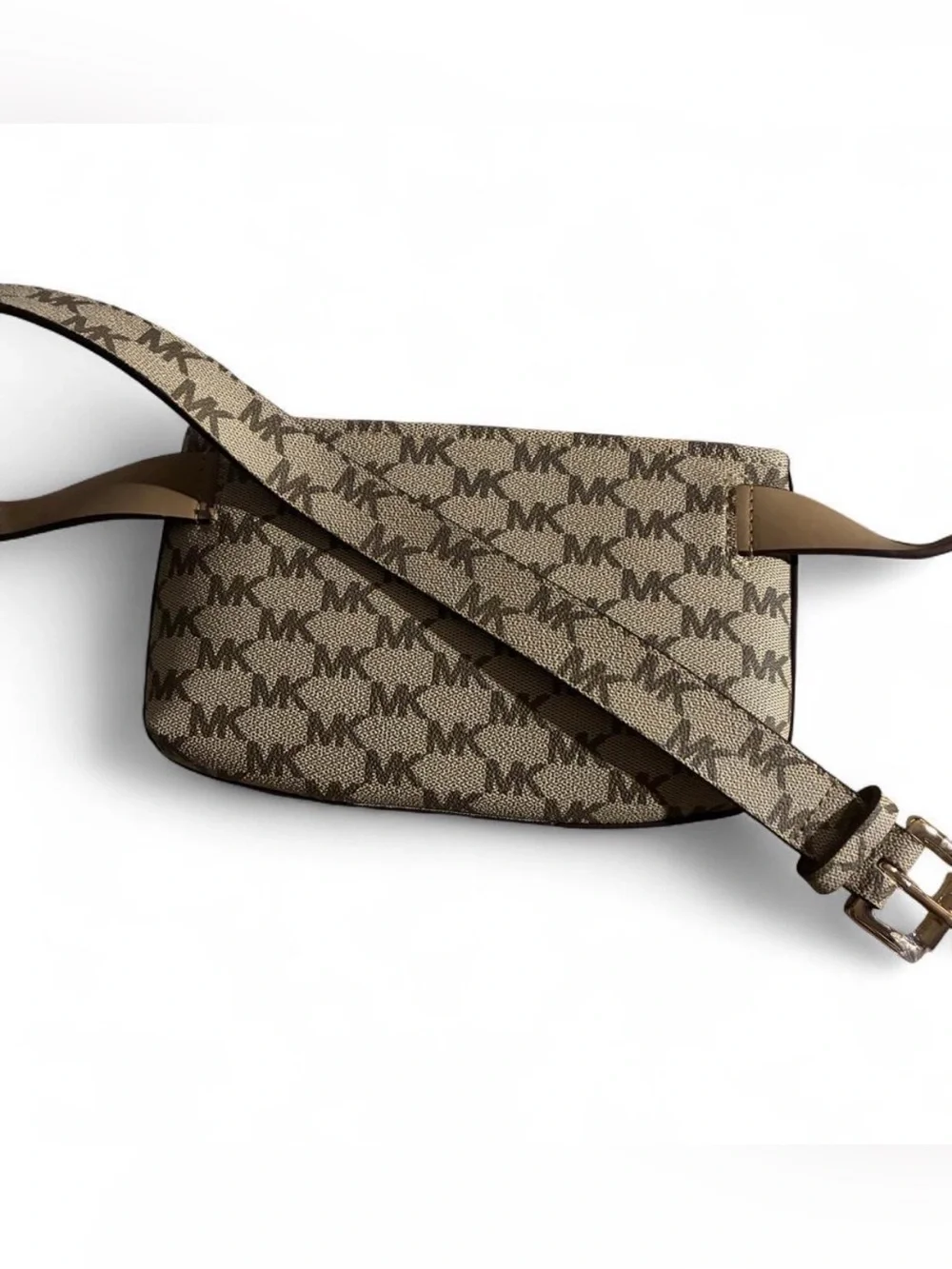 Michael Kors Beige Monogram Belt Bag - NWT